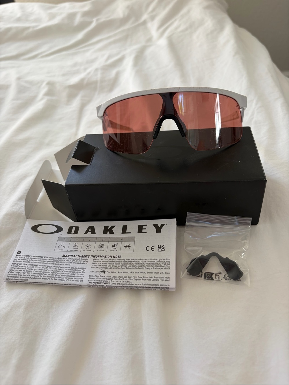 Oakley Resistor Youth Sunglasses OO9010 Polished White Prizm Dark Golf Kids